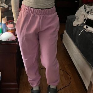 Set Active - Pink Heavyweight Jogger Sweatpants (s)